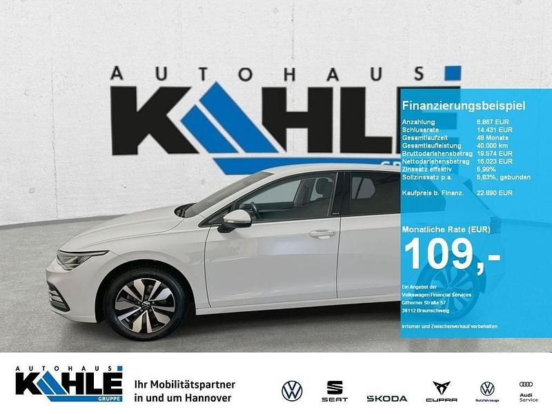 Gebraucht VW Golf VIII Move 150 PS (110 kW) 2023 Weiß Limousine