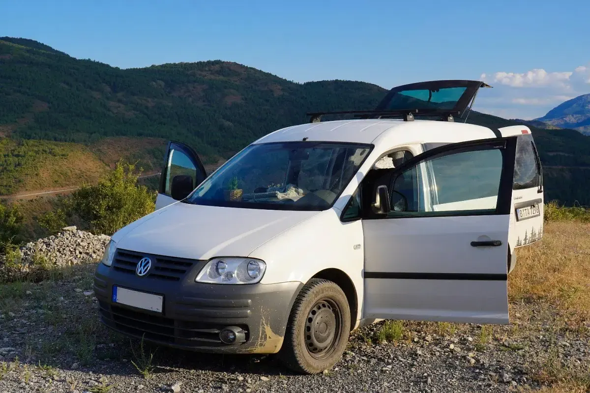 Gebraucht VW Caddy 105 PS (77 kW) 2007 Weiß Van / Kleinbus