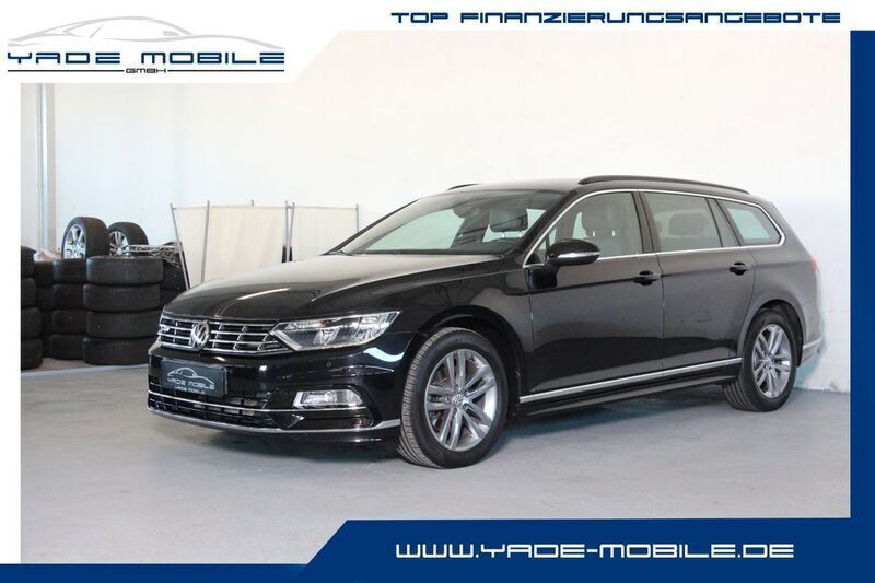 Schwarz (deep black perleffekt) Gebraucht 2019 VW Passat R-line Kombi | 22.100 € (Fairer Preis) - Bild 1/4