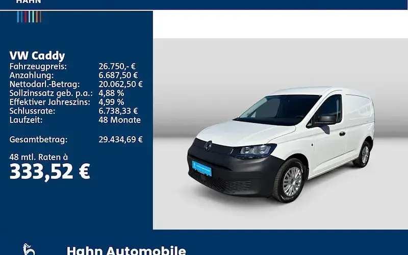 Gebraucht VW Caddy 102 PS (75 kW) 2025 Weiß Van / Kleinbus