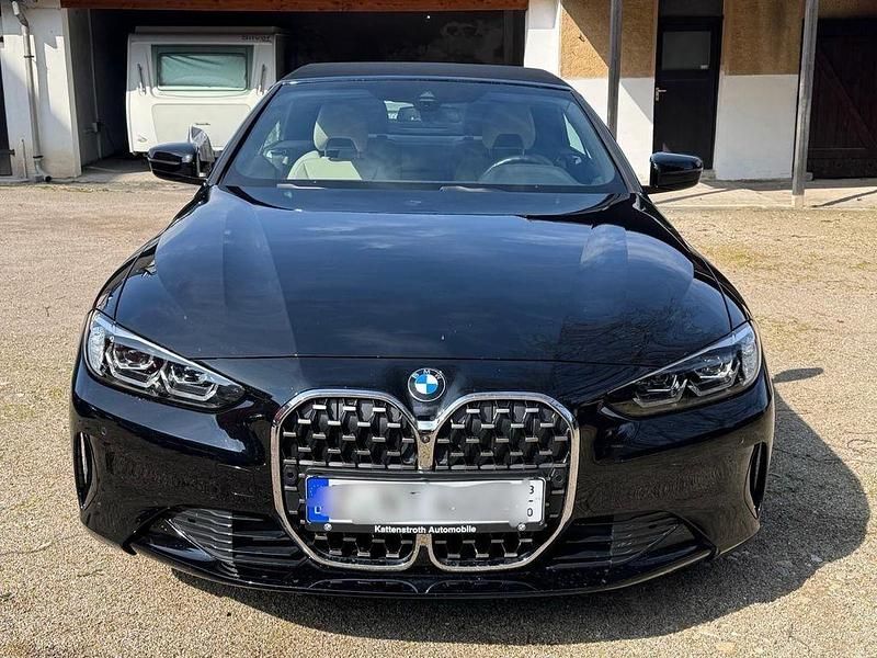 Schwarz Gebraucht 2023 BMW 420 Sport Line Cabrio | 40.900 € (Superpreis) - Bild 1/4