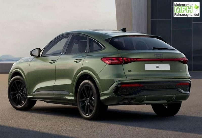Neu Audi Q5 Sportback S-Line 204 PS (150 kW) 2025 Distriktgrün metallic SUV