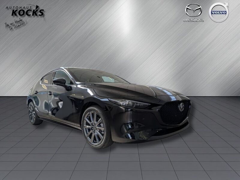 Jet black Neu 2025 Mazda 3 Exclusive-Line Limousine | 28.490 € (Fairer Preis) - Bild 1/4