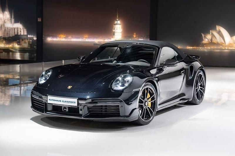 Schwarz Gebraucht 2024 Porsche 911 Turbo S Cabriolet Sport Cabrio | 247.980 € (Superpreis) - Bild 1/4