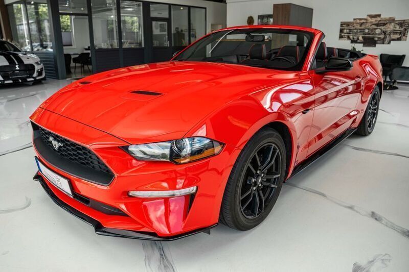 Rot Gebraucht 2019 Ford Mustang Convertible Cabrio | 26.290 € (Fairer Preis) - Bild 1/4