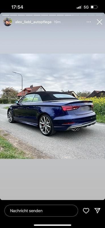 Gebraucht Audi S3 Cabriolet 300 PS (220 kW) 2019 Blau Cabrio