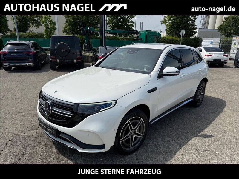 Weiß Gebraucht 2021 Mercedes EQC400 AMG SUV | 34.488 € (Guter Preis) - Bild 1/4