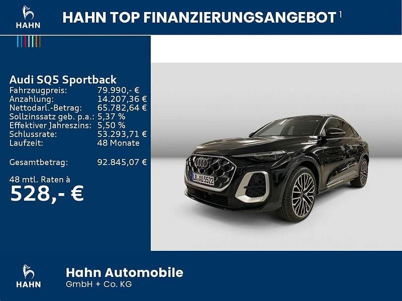Gebraucht Audi SQ5 367 PS (269 kW) 2025 Mythosschwarz metallic SUV