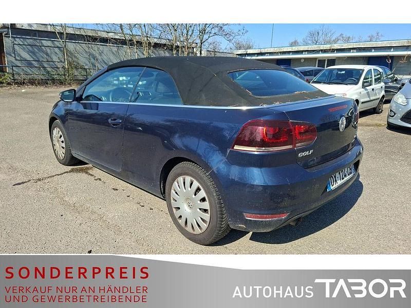 Gebraucht VW Golf Cabriolet 105 PS (77 kW) 2015 Open sea blue metallic Cabrio