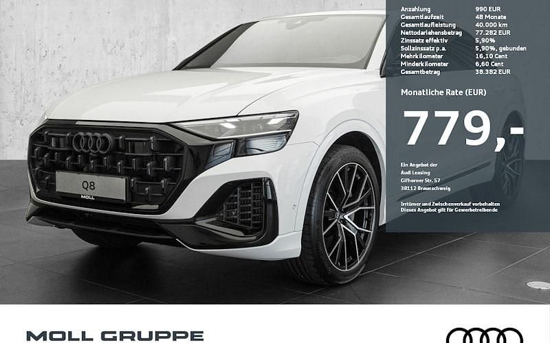 Gletscherweiss metallic Neu 2025 Audi Q8 Ambiente SUV | 94.490 € - Bild 1/4