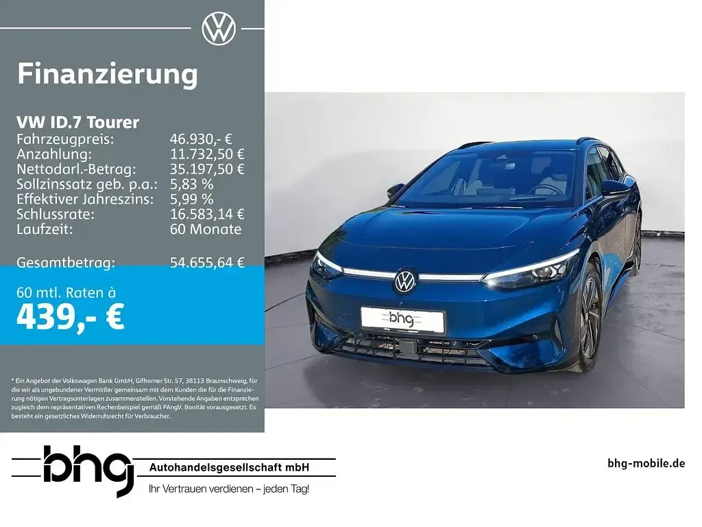 Gebraucht VW ID.7 Pro 210 kW (286 PS) 2025 Kombi