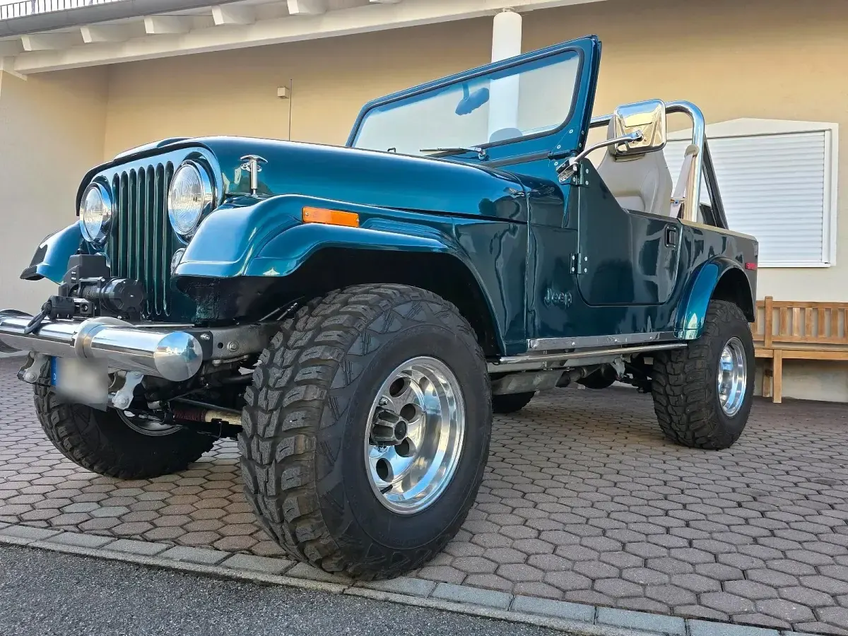 Gebraucht Jeep CJ 130 PS (95 kW) 1987 Grün Cabrio