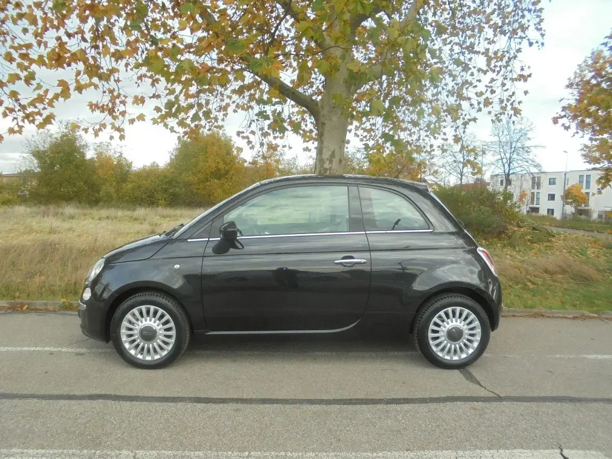 Gebraucht Fiat 500 Lounge 69 PS (50 kW) 2011 Schwarz Limousine