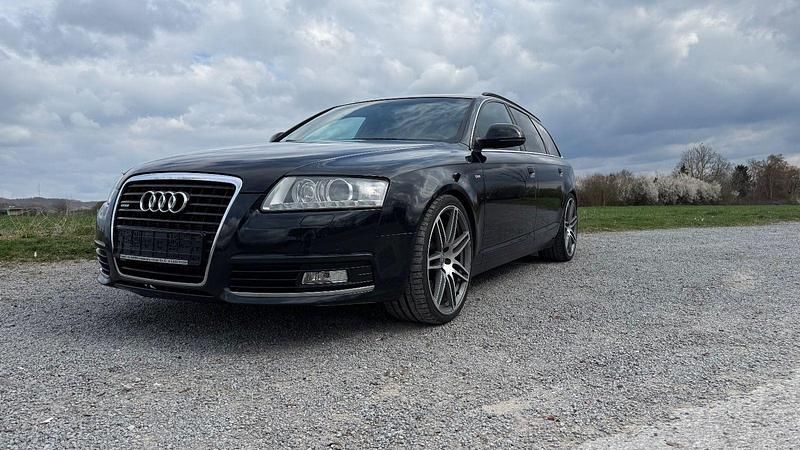 Schwarz Gebraucht 2009 Audi A6 S-Line Kombi | 12.500 € - Bild 1/4