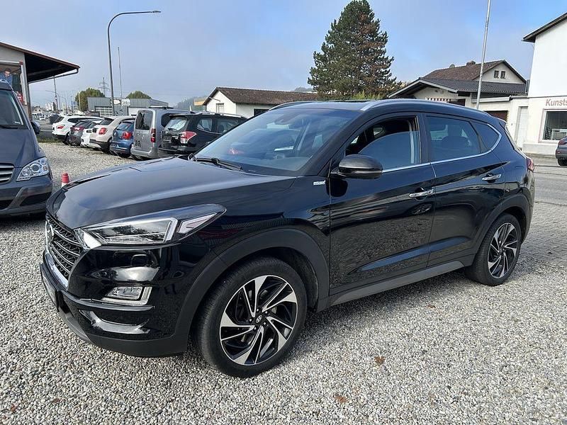 Phantom black Gebraucht 2019 Hyundai Tucson Premium SUV | 15.900 € (Guter Preis) - Bild 1/4