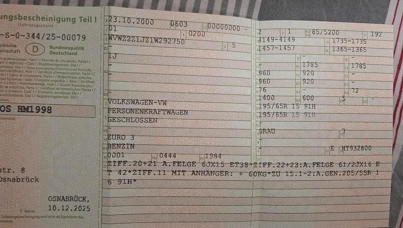 Gebraucht VW Golf IV 60 PS (44 kW) 2000 Grau Kleinwagen