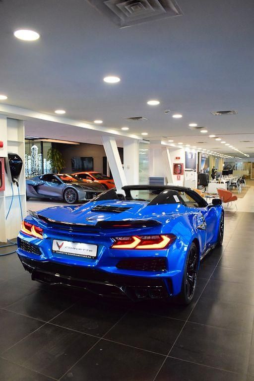 Neu Corvette Z06 877 PS (645 kW) 2026 Blau Cabrio