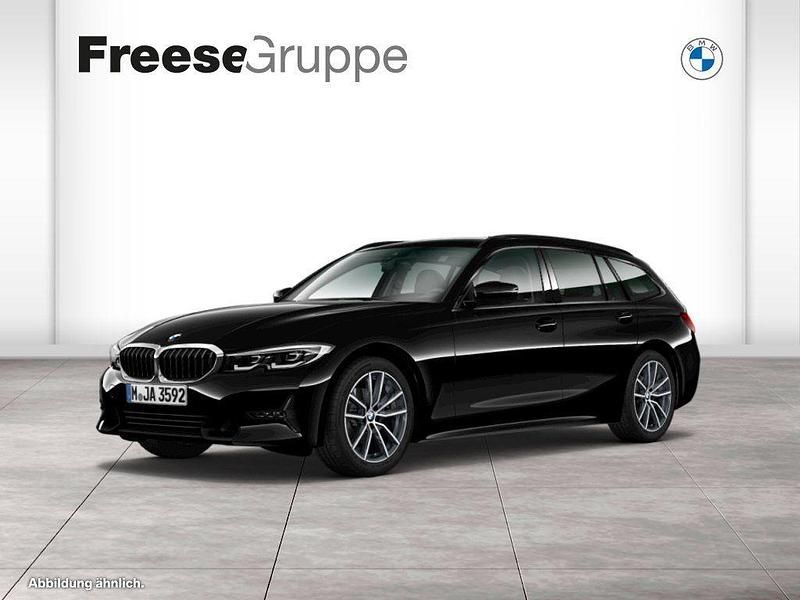 Schwarz Gebraucht 2021 BMW 320 Sport Line Kombi | 26.490 € (Fairer Preis) - Bild 1/4