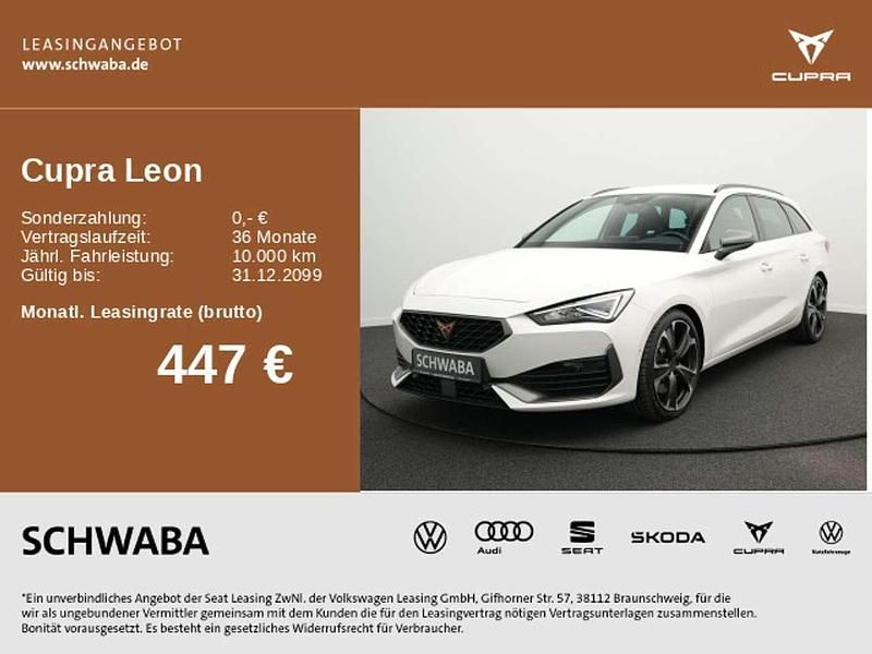 Second-hand Cupra Leon 245 CP (180 kW) 2024 Alb Break