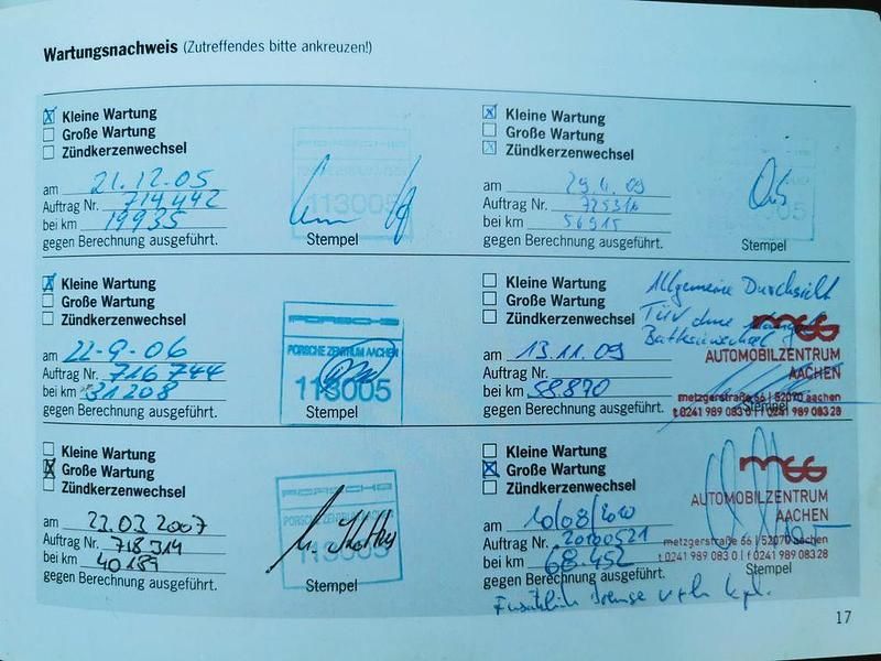Gebraucht Porsche Boxster 228 PS (167 kW) 2004 Silber Cabrio