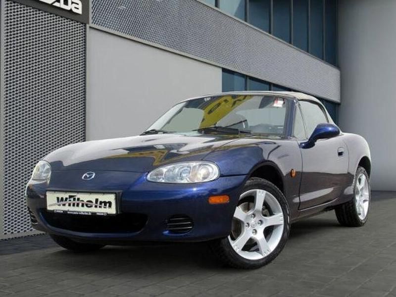 Gebraucht Mazda MX5 110 PS (80 kW) 2003 Stratoblau met (metallic) Cabrio