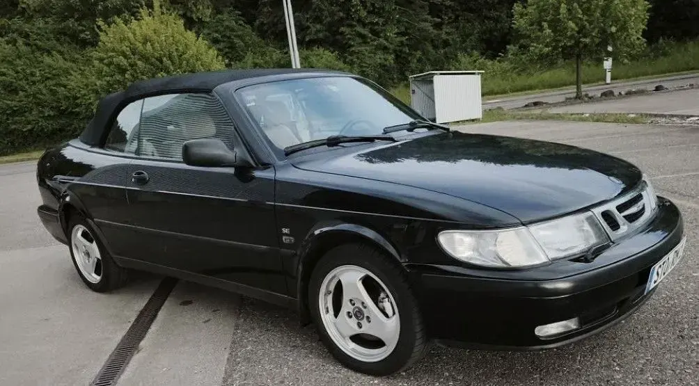 Gebraucht Saab 9-3 Cabriolet 150 PS (110 kW) 1998 Schwarz Cabrio