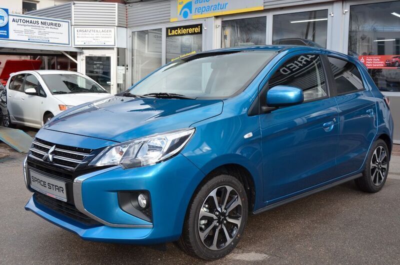 Blau Neu 2025 Mitsubishi Space Star Select+ Limousine | 18.490 € - Bild 1/4