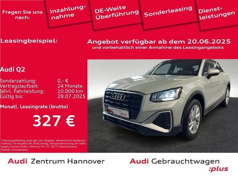 Tausilber metallic Gebraucht 2024 Audi Q2 S-Line SUV | 33.350 € (Fairer Preis) - Bild 1/4
