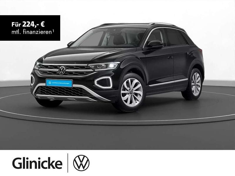 Schwarz Gebraucht 2024 VW T-Roc SUV | 29.380 € (Fairer Preis) - Bild 1/3