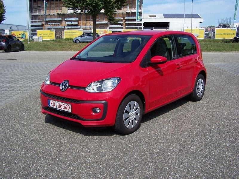 Rot Gebraucht 2019 VW up! move up! Kleinwagen | 5.650 € (Fairer Preis) - Bild 1/4