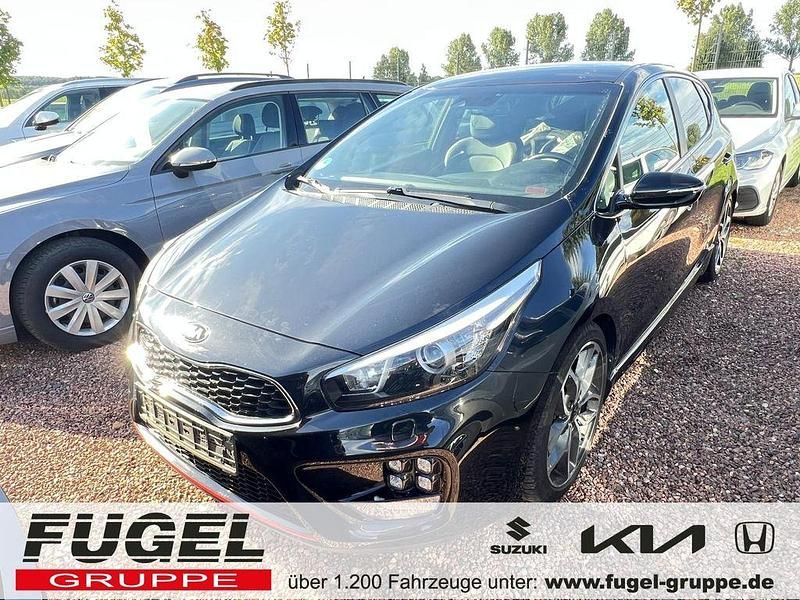 (1k) zilinaschwarz met. Gebraucht 2017 Kia Ceed GT-Track Limousine | 16.499 € (Fairer Preis) - Bild 1/4