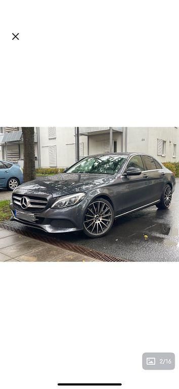 Grau Gebraucht 2017 Mercedes C200 Limousine | 22.000 € (Fairer Preis) - Bild 1/4