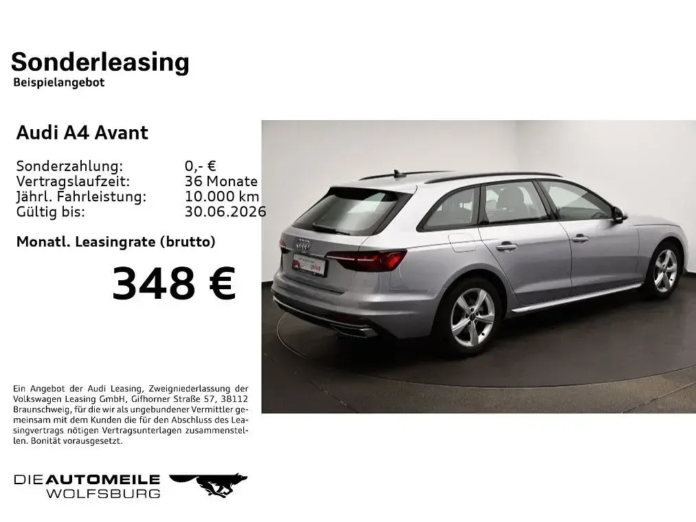 Brugt Audi A4 Advanced 136 HK (100 kW) 2024 Sølv Stationcar