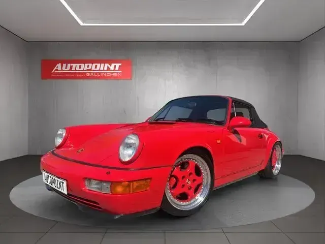 Gebraucht Porsche 911 Carrera Cabriolet 275 PS (202 kW) 1991 Rot Cabrio