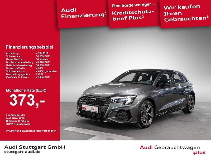 Daytonagrau perleffekt Gebraucht 2024 Audi S3 Sport Limousine | 42.840 € (Fairer Preis) - Bild 1/2