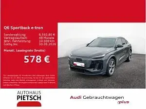 Gebraucht Audi Q6 e-tron S-Line 185 kW (252 PS) 2025 Magnetgrau SUV