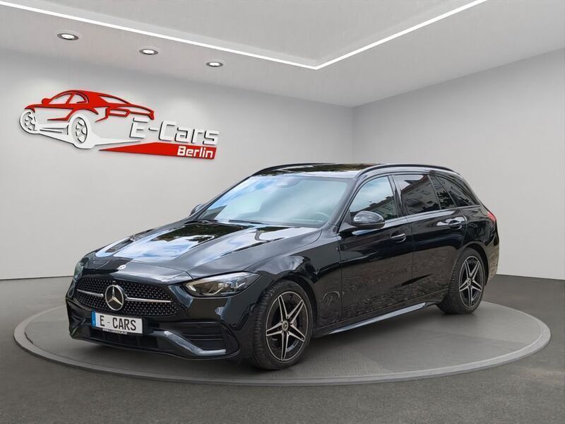 Schwarz Gebraucht 2022 Mercedes C220 AMG Limousine | 29.490 € (Fairer Preis) - Bild 1/3