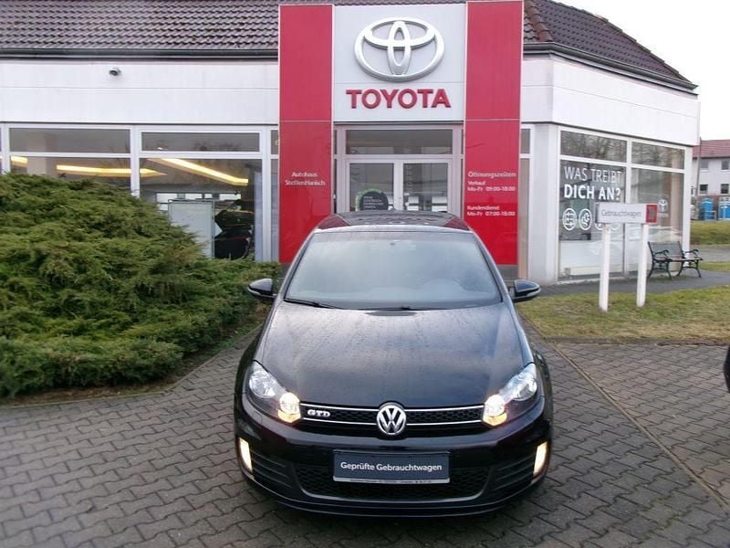 Gebraucht VW Golf VI GTD 170 PS (125 kW) 2011 Deep black pearlescent Kleinwagen