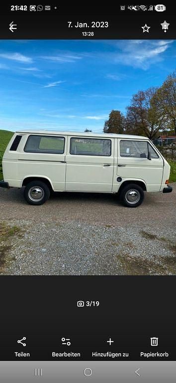 Usado VW Multivan 95 HP (69 kW) 1989 Branco Monovolume