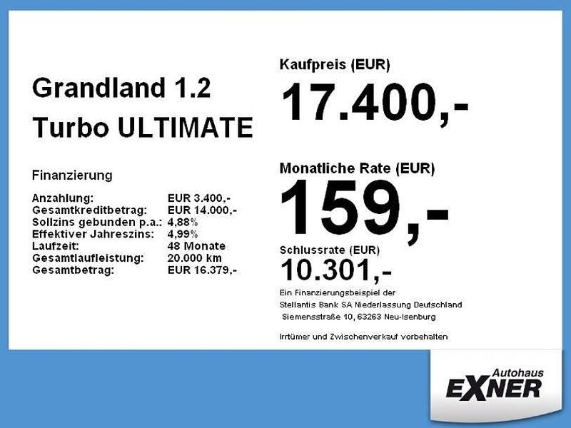 Gebraucht Opel Grandland X Ultimate 131 PS (96 kW) 2021 Schwarz SUV