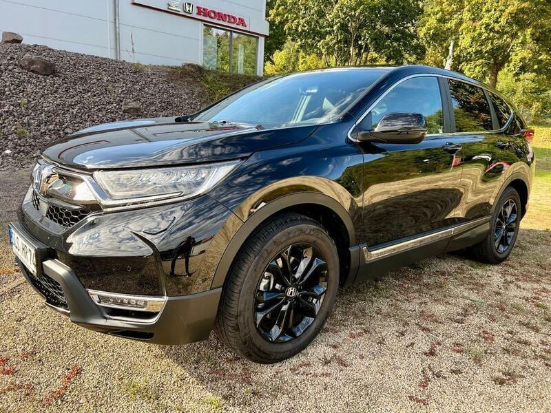 Schwarz metallic Gebraucht 2022 Honda CR-V Hybrid SUV | 28.550 € (Superpreis) - Bild 1/4