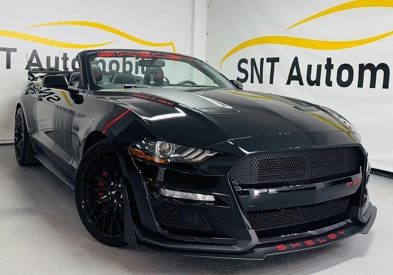 Schwarz Gebraucht 2018 Ford Mustang GT Cabrio | 34.990 € (Teuer) - Bild 1/4