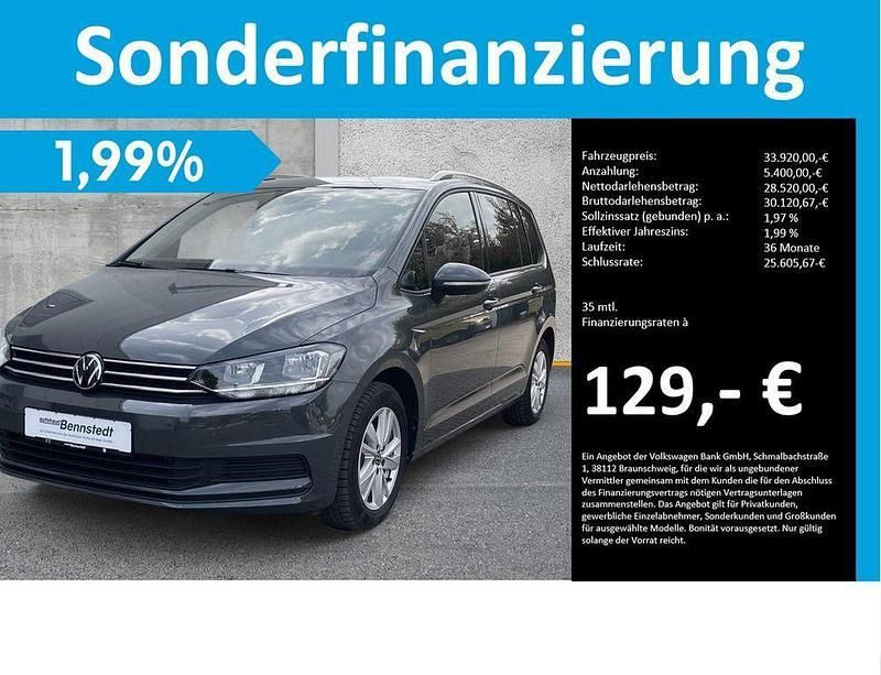 Grau Gebraucht 2024 VW Touran Comfortline Van / Kleinbus | 33.920 € (Fairer Preis) - Bild 1/4