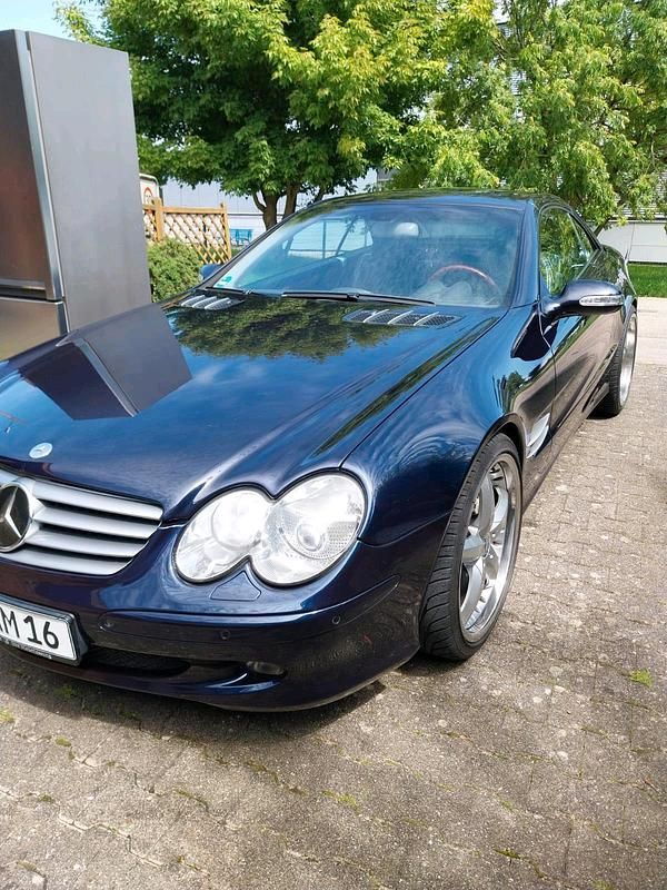Blau Gebraucht 2004 Mercedes SL500 Cabrio | 18.500 € (Fairer Preis) - Bild 1/4