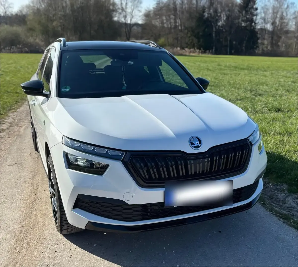 Gebraucht Skoda Kamiq Monte Carlo 150 PS (110 kW) 2023 Weiß SUV