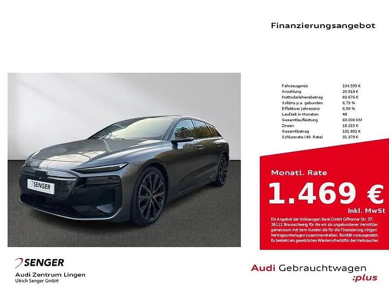 Grau Gebraucht 2025 Audi A6 e-tron Performance Kombi | 104.595 € - Bild 1/1