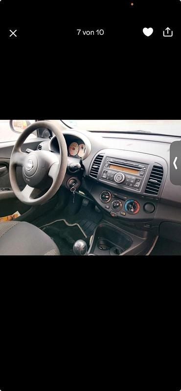 Gebraucht Nissan Micra 65 PS (47 kW) 2009 Rot Kleinwagen