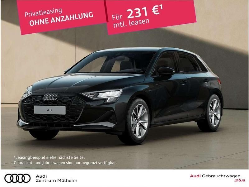 Schwarz Gebraucht 2024 Audi A3 Sportback Advanced Limousine | 30.520 € (Guter Preis) - Bild 1/3