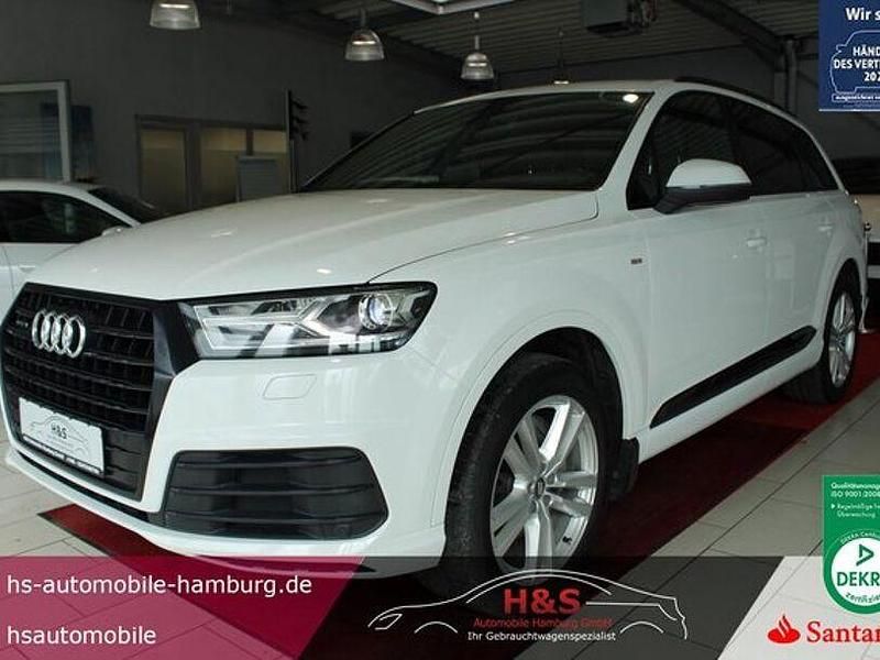 Carraraweiß Gebraucht 2018 Audi Q7 S-Line SUV | 36.900 € (Guter Preis) - Bild 1/4