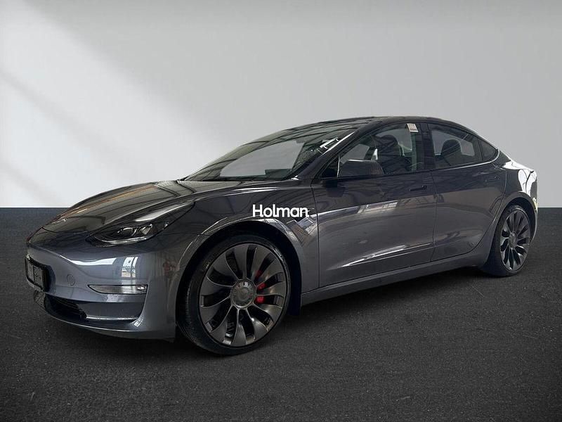 Grau Gebraucht 2022 Tesla Model 3 Performance Limousine | 28.110 € (Superpreis) - Bild 1/4